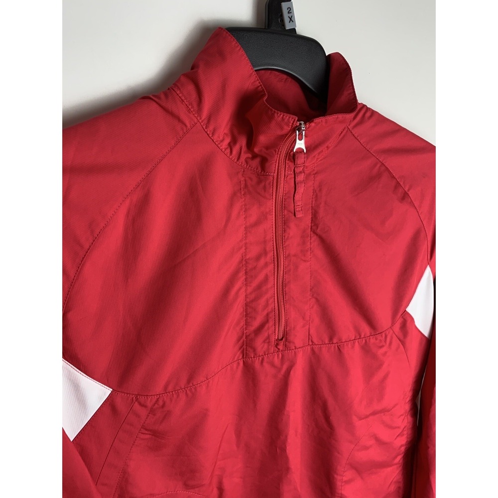Nike Golf Fit Storm Women's Sm (4-6) Windbreaker Jacket Hooded Zip Collar Pink - Picture 3 of 10